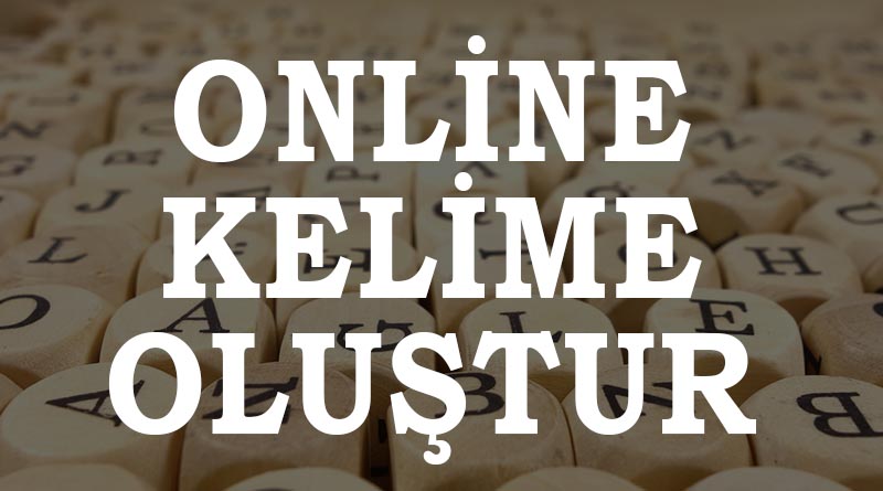 Online Kelime Oluştur